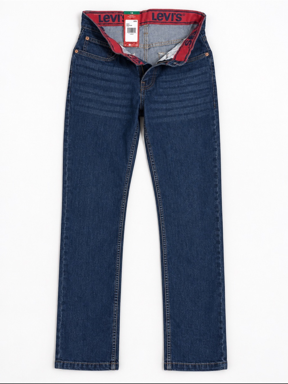 Levi's Boys Indigo Straight-Leg Jeans
